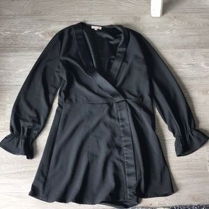 Black V Neck dress Size M